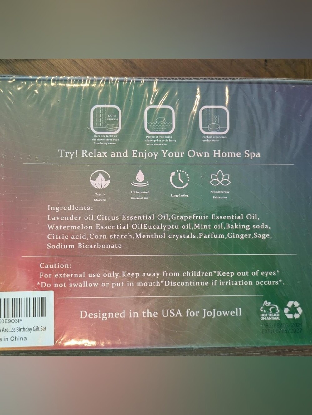 NIB JoJowell Shower Steamers - 18 tablets - Picture 2 of 2
